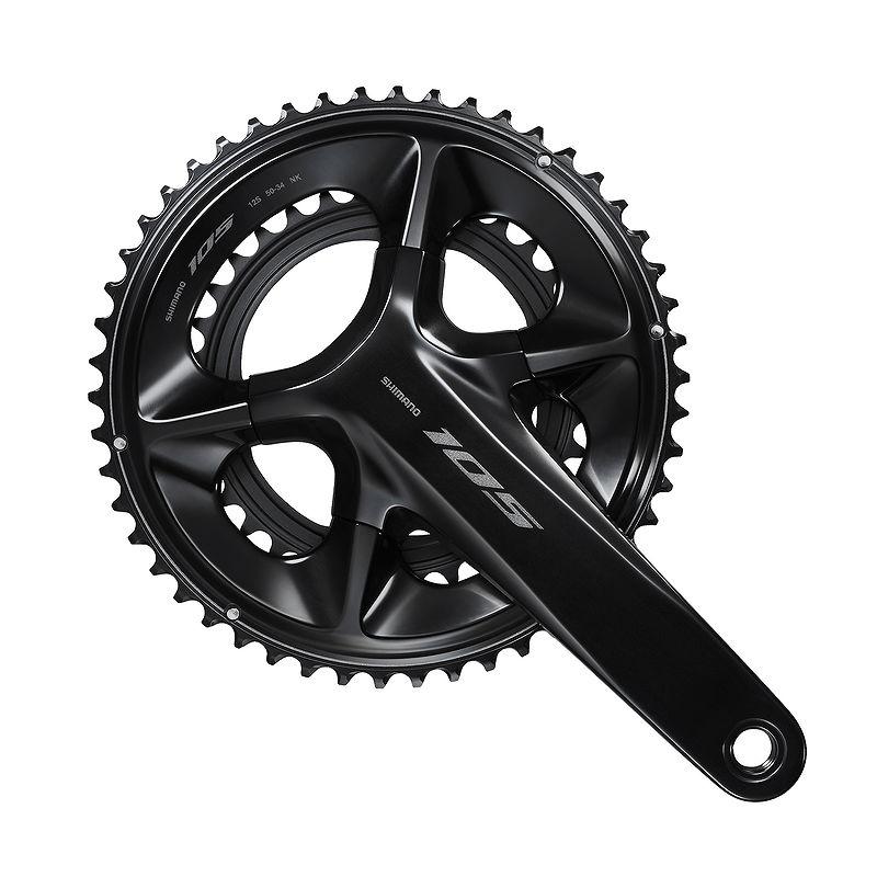 Shimano Kettenradgarnitur 105 FCR7100 Hollow. II 50x34 Zähne Kompakt schwarz 172,5 mm IFCR7100DX04