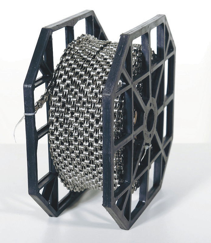 KMC E-Bike Kette e10 EPT 50 Meter Rolle 10-fach silber 50 Meter 1/2" x 11/128"