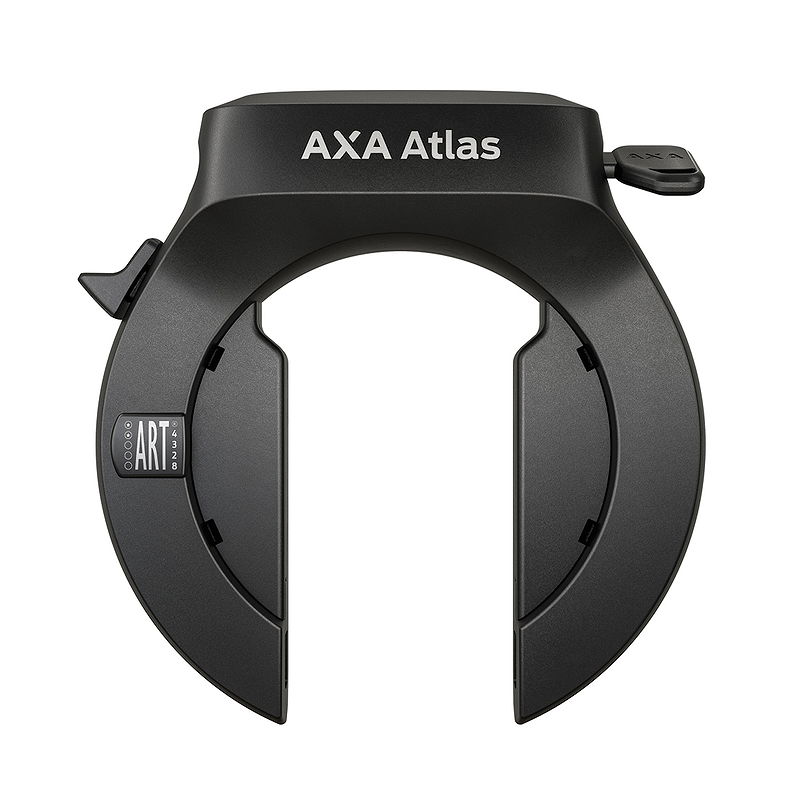 AXA Rahmenschloss Atlas L AZ 72,5 mm schwarz Montageverpackung