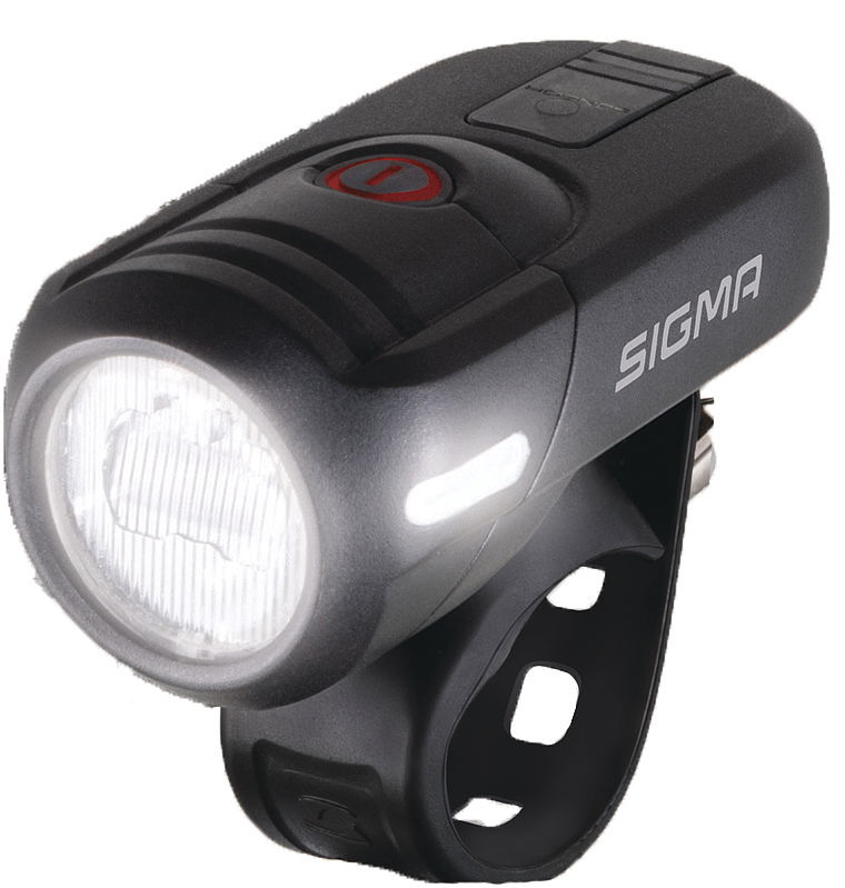 SIGMA LED Akkufrontleuchte Aura 45 USB schwarz