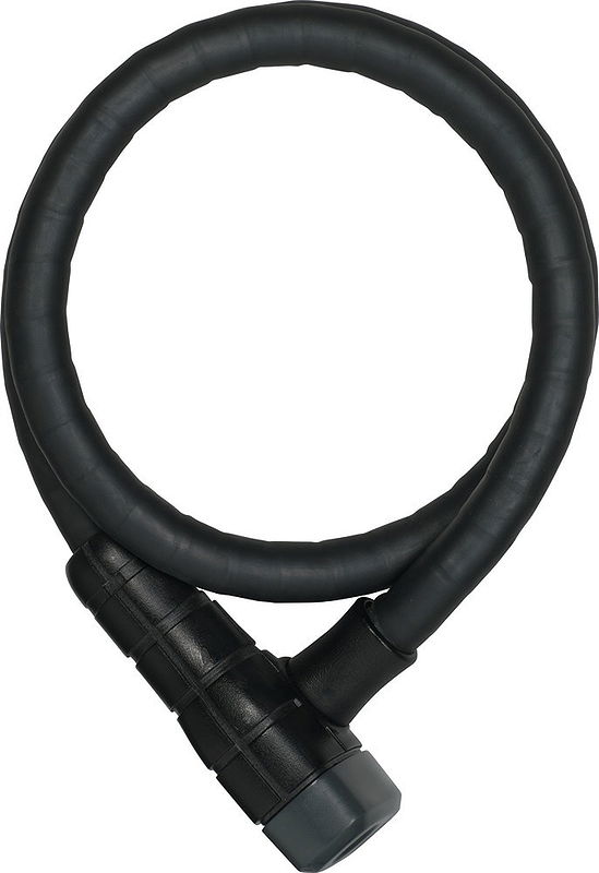 ABUS Panzerkabelschloss Microflex 6615K/85/15 BK SCMU 15 mm schwarz 85 cm