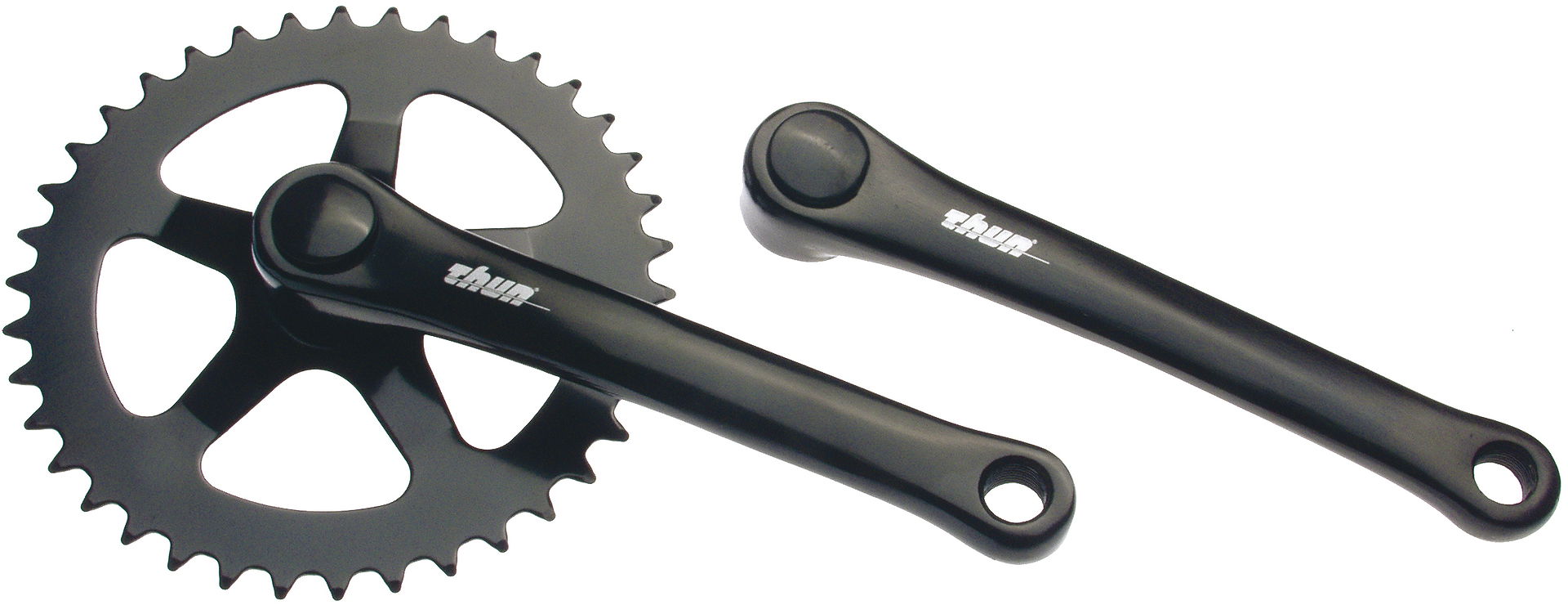 THUN Kettenradgarnitur Avax S 4-kant 44 Zähne schwarz 170 mm  Montageverpackung