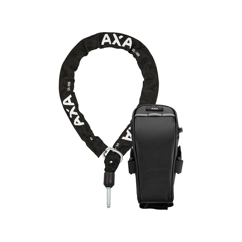 AXA Anschließkette ULC 130 mit Tasche 5,5 mm schwarz 130 cm