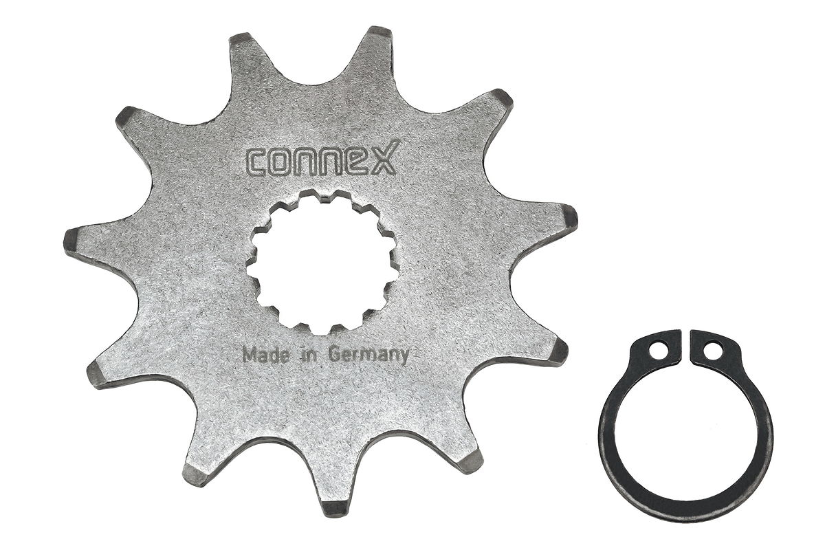 Connex Ritzel für Panasonic Motor silber  1/2" x 3/32" + 1/2" x 11/128"  11 Zähne