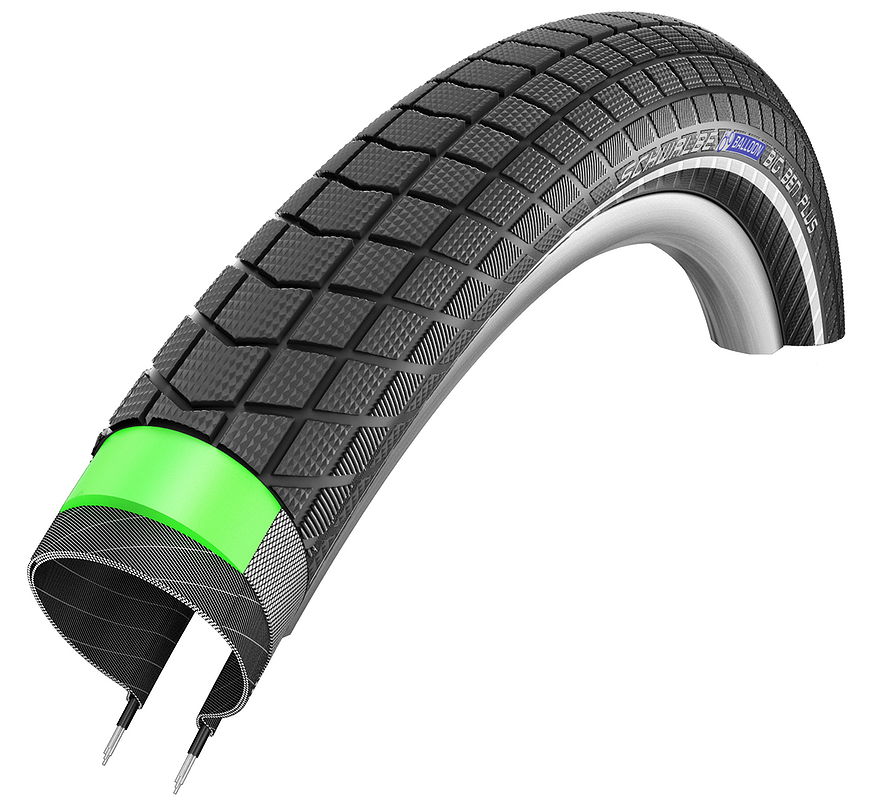 Schwalbe Fahrradreifen Big Ben Plus HS 439 schwarz Reflex 55-559 26x2,15 11101123