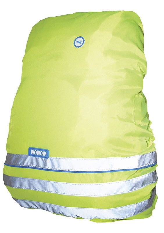 WOWOW Rucksacküberzug Fun Line Bag Cover gelb bis 25 L