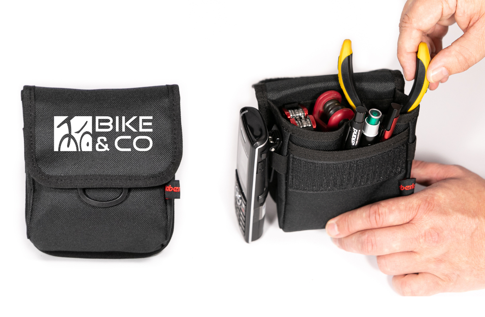 BIKE&CO Werkzeug-Gürteltasche schwarz
