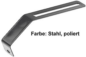 Pletscher Gepäckträgerbefestigung Rahmenöse schwarz 155 mm