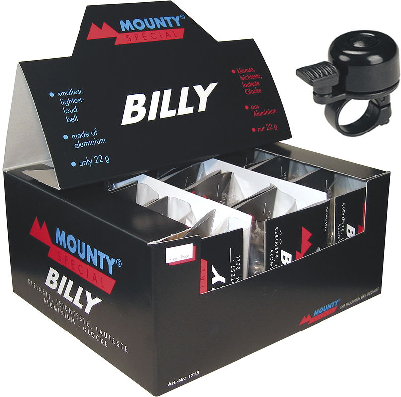 Mounty Special Glockendisplay Billy 22,2 mm bunt sortiert