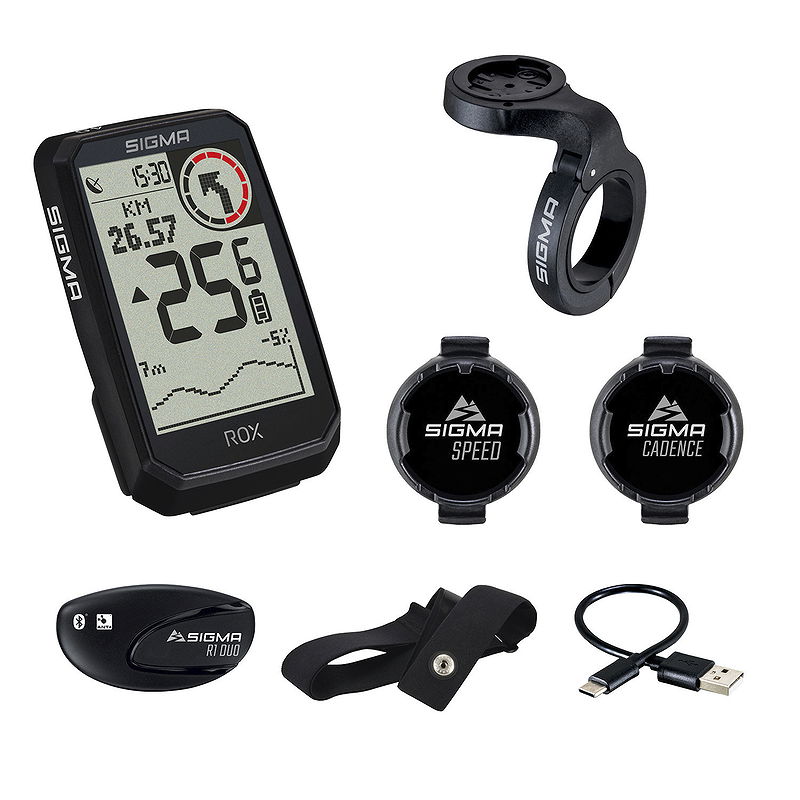 SIGMA GPS Radcomputer ROX 4.0 Endurance Sensor Set schwarz 01070