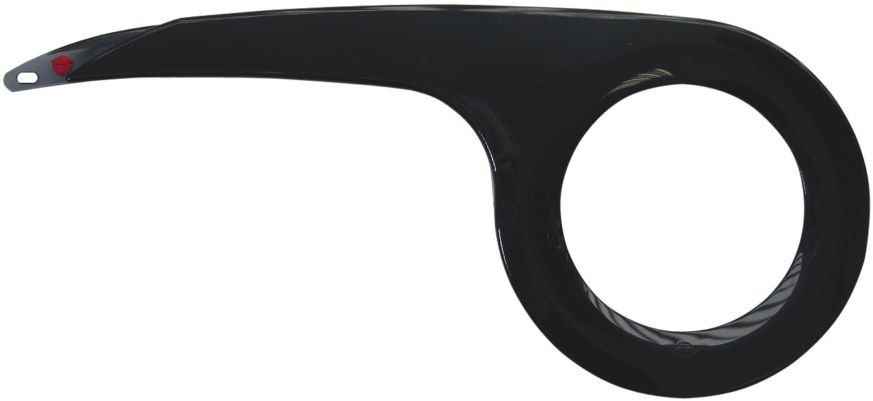 Hebie Kettenschutz 38 Z. schwarz, blau-transparent 0330 E15