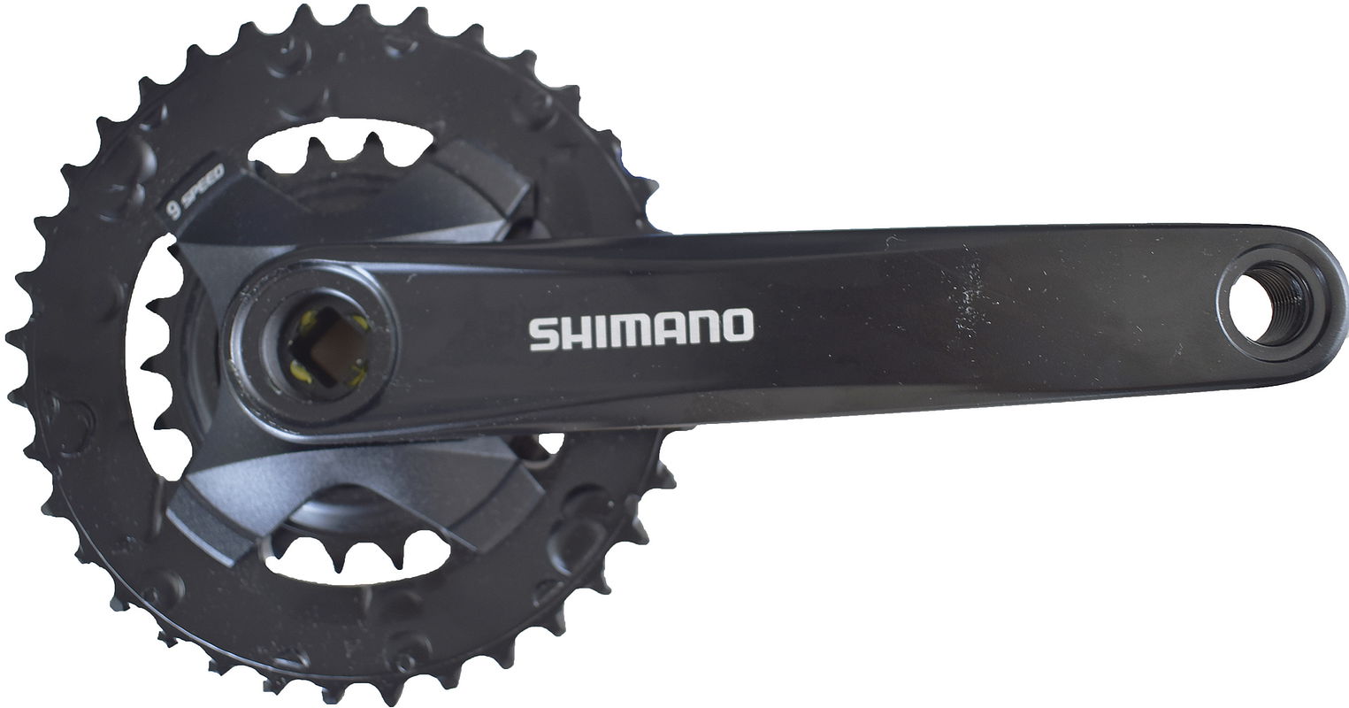 Shimano Kettenradgarnitur Altus FCMT1012 4-kant 36x22 Zähne schwarz 175 mm EFCMT1012E62XL