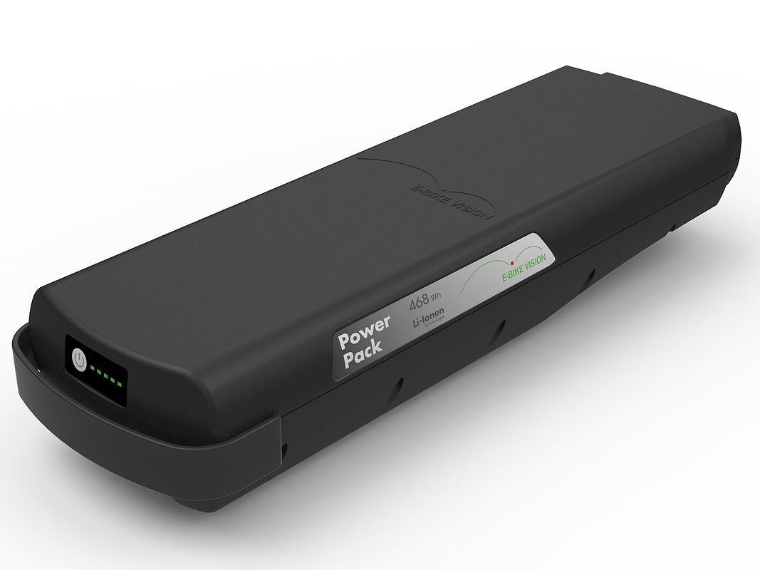 EBV E-Bike Battery Ersatzakku Gepäckträger für Bosch Classic-Line 17 Ah / 612 Wh 36 V