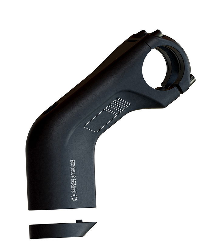 by.schulz Ahead-Vorbau Alpha 35° SDS 80 mm schwarz-matt 31,8 mm 1 1/8" 35°