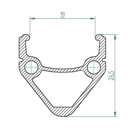 Dynamic Vorderrad 27,5" Dynamic 4 mit ND Schnellspanner schwarz 27,5 Nabendy.DHC3003NQAAL