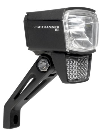 TRELOCK E-Bike LED Scheinwerfer Lighthammer 60 schwarz 60 Lux LS 800-T