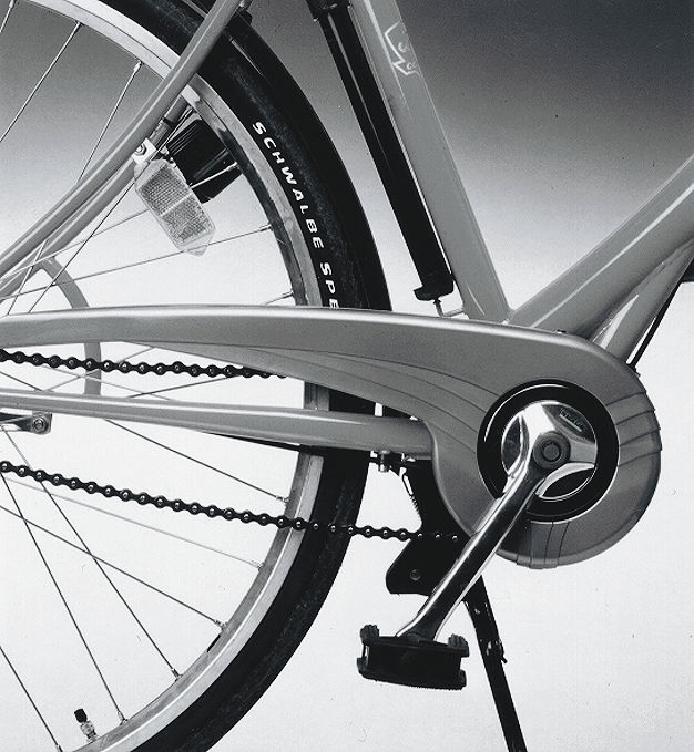 Hebie Kettenschutz 38 Zähne silber hochglanzpoliert 0342 E2