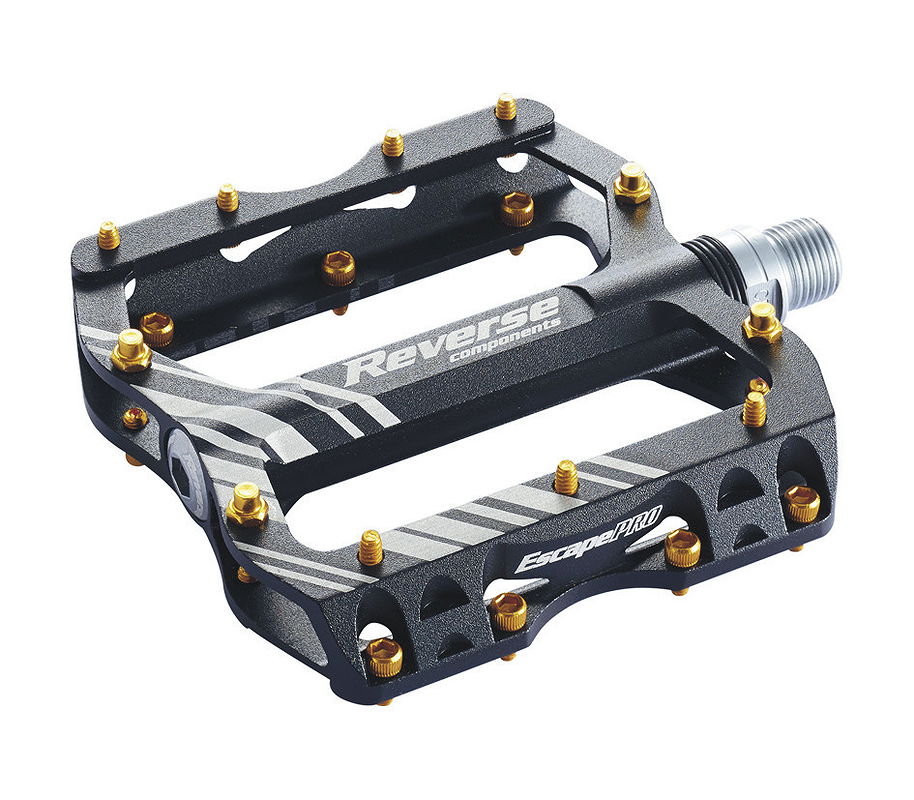 Reverse Plattformpedal Escape Pro schwarz/gold  SB-Verpackung