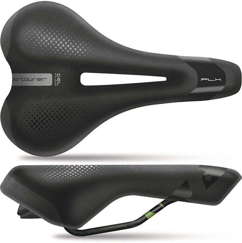 Sportourer Trekking Sattel FLX Gel Flow Classic Moderate  L265 x B170 mm / 435 g Damen SB-Verpacku