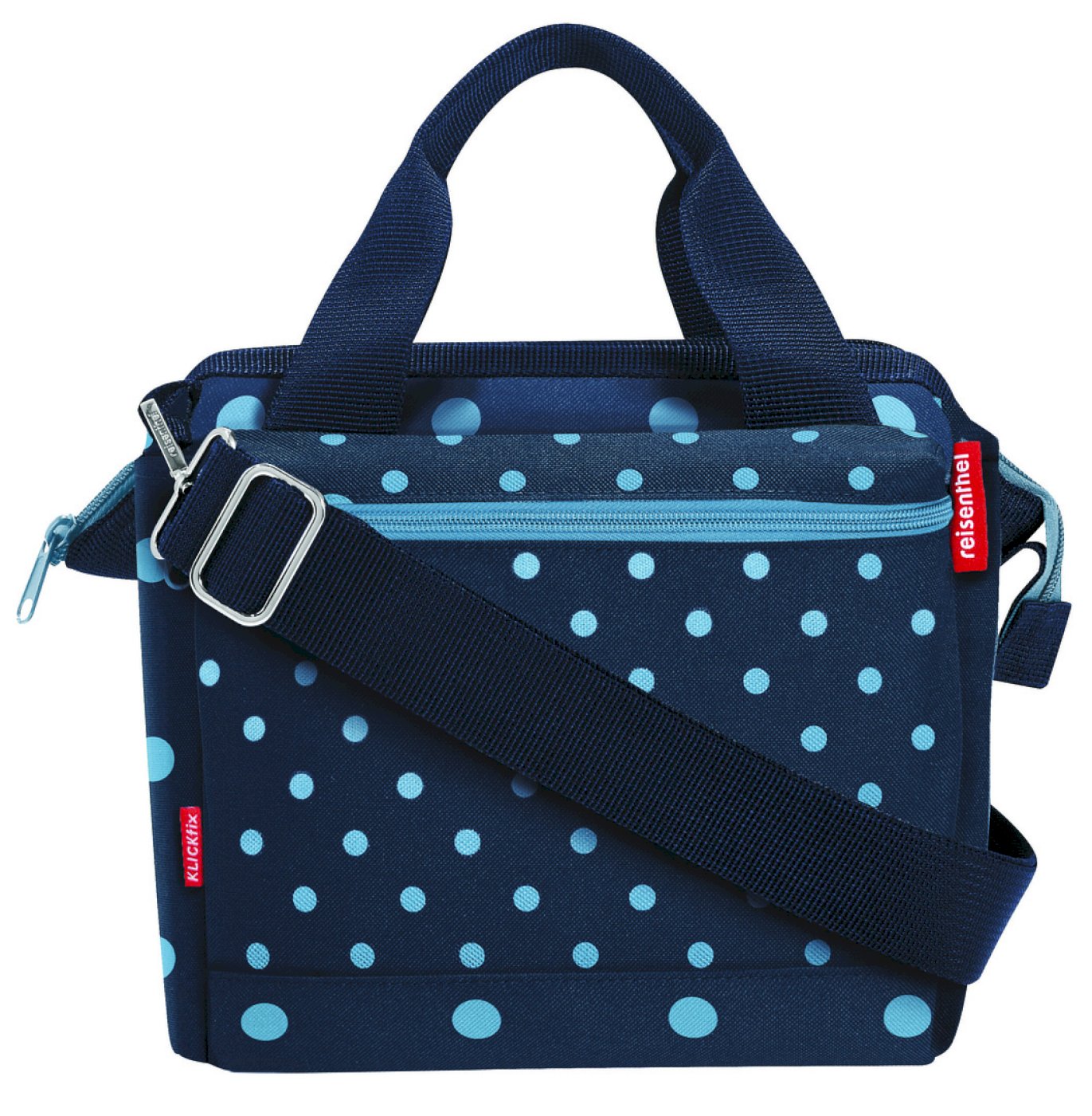 Reisenthel Lenkertasche Roomy OHNE Lenkeradapter mixed dots blue