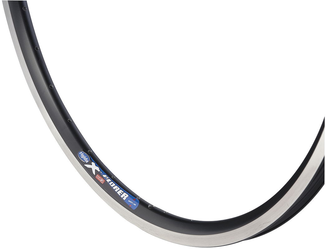 RYDE Hinterrad 26" X-Plorer Schnellspanner schwarz 26 Shim FHTY5007 7-fach sil