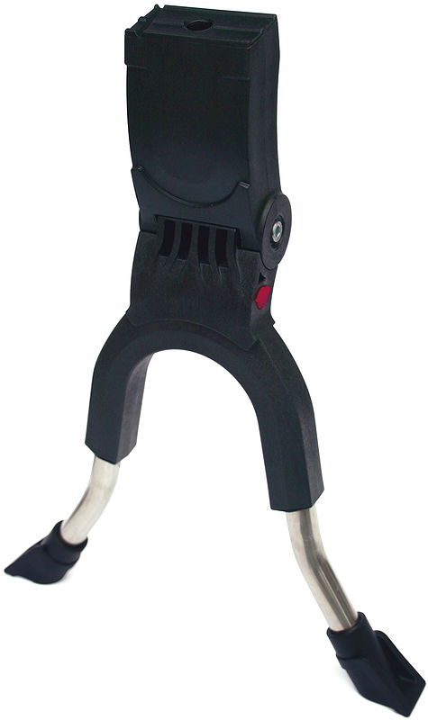 Hebie Zweibeinständer lite REX t  schwarz/silber 24"- 29"