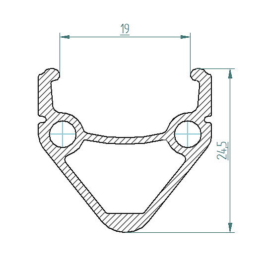 Dynamic Vorderrad 27,5" Dynamic 4 Schnellspanner schwarz 27,5 Shimano HBTX500ABLQR s