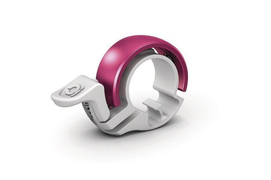 Knog Glocke Oi Classic Small 22,2 mm weiß/pink