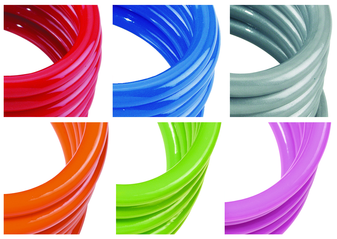 ABUS Spiralkabelschloss 3506K/120 color 6 mm farblich sortiert 120 cm